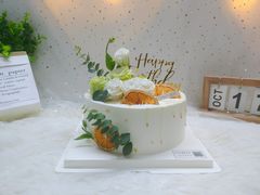 8寸进口淡奶油清新花语-Miss蜜思烘焙(城市广场店)