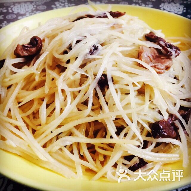 山蘑土豆丝