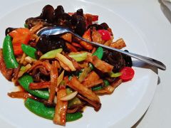 鲜杂菌炒素珍-千日贺茶餐厅(开发区安盛店)