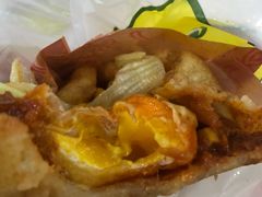 炸蛋葱油饼-小红车炸蛋葱油饼