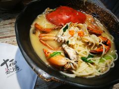 膏蟹汤面-十面欢腾·海鲜面·台式Bistro(长乐路店)