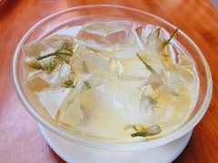 茉莉花水晶冰凉粉加蜂蜜-周大娘牛乳(旧寨古村总店)