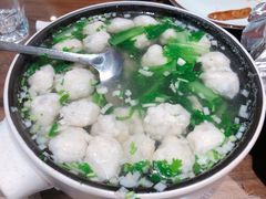 鲜嫩黄花鱼丸汤-将相和·海鲜蒸饺大连菜