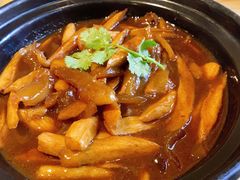 虾籽蹄筋焖茭白-竹里馆·淮扬菜·功夫茶(老门东店)