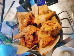 炸鸡翅一半一半-富乐满韩国正宗炸鸡韩国料理(虹泉路店)