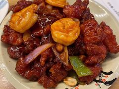 椒香虾仁爆鸡球-陈傻子餐厅(世纪都会店)