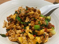 下饭腊八豆炒荷包蛋-聚鑫朋酸菜肥肠(文艺路口店)
