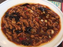 鱼香锅巴肉丝-刘胖子家常菜·蹄花焖藕(兴业店)