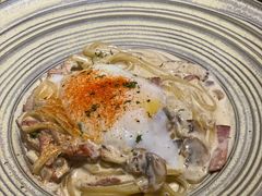 忌廉汁培根意大利扁面配水波蛋-Cyclus Craft Kitchen薩克思手工厨房