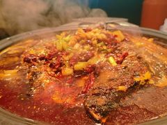 -探鱼·鲜青椒爽麻烤鱼(苏宁广场店)