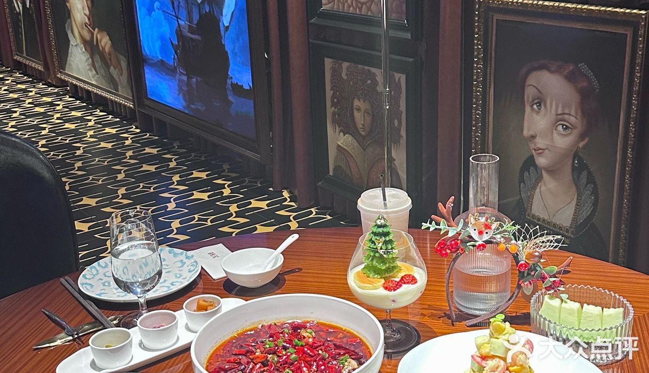 在万象城吃到了圣诞主题的漂亮饭