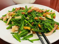 韭菜炒河虾仔-螺涌海鲜酒楼(增槎路店)