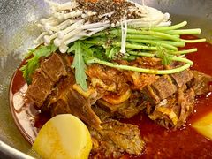 土豆排骨火锅(大份)-喇喇排骨火锅·传统韩式脊骨汤(望京西园总店)