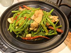 干锅芸豆丝肉片-云海肴云南菜·蒸汽石锅鱼(新奥店)