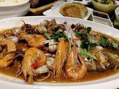 招牌黄花鱼焖海鲜-北李妈妈菜·海肠捞饭(高新万达店)