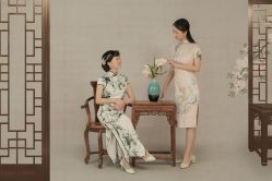 -时光纪亲子全家福照相馆(静安店母女写真父母纪念照)