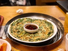 韭菜饼-喇喇排骨火锅·传统韩式脊骨汤(望京西园总店)