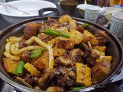 -炕锅羊肉土火锅面片大王