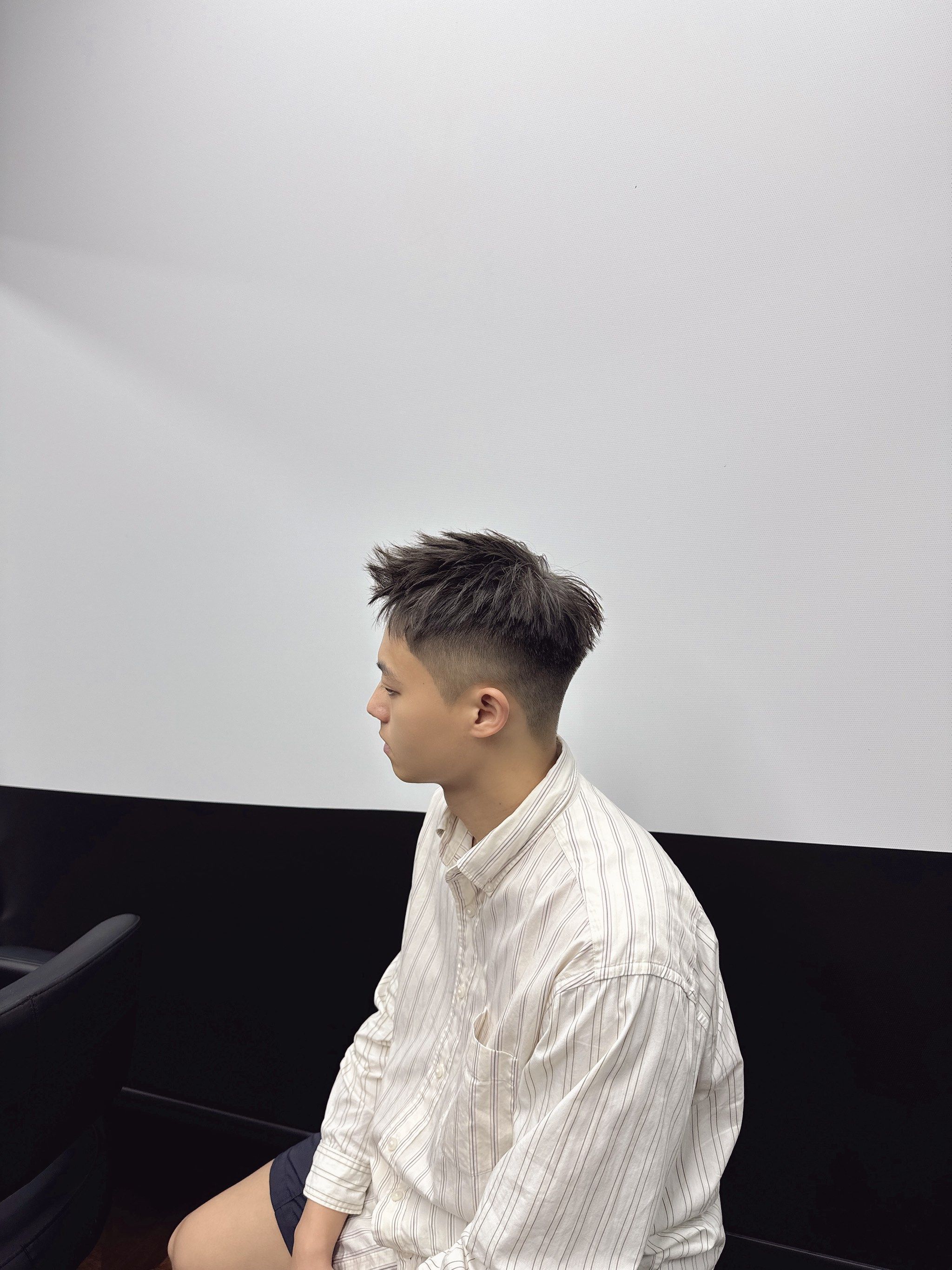 潮流发型随手拍小鬼男士发型设计