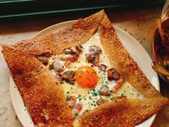 鸡蛋蘑菇熏肉荞麦可丽饼-RAC BAR(安福路店)