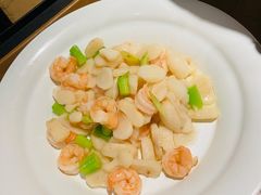香草马蹄炒虾仁-大鸭梨烤鸭(枣园店)