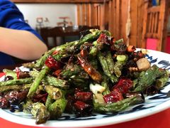 干煸四季豆-华英干锅辣鸭头(亚泰大街店)