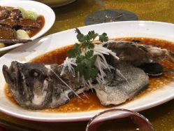 清蒸游水野生海石斑-空中一号宴会厅(信合大厦店)