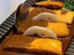 肉汁铁板煎豆腐-梧桐