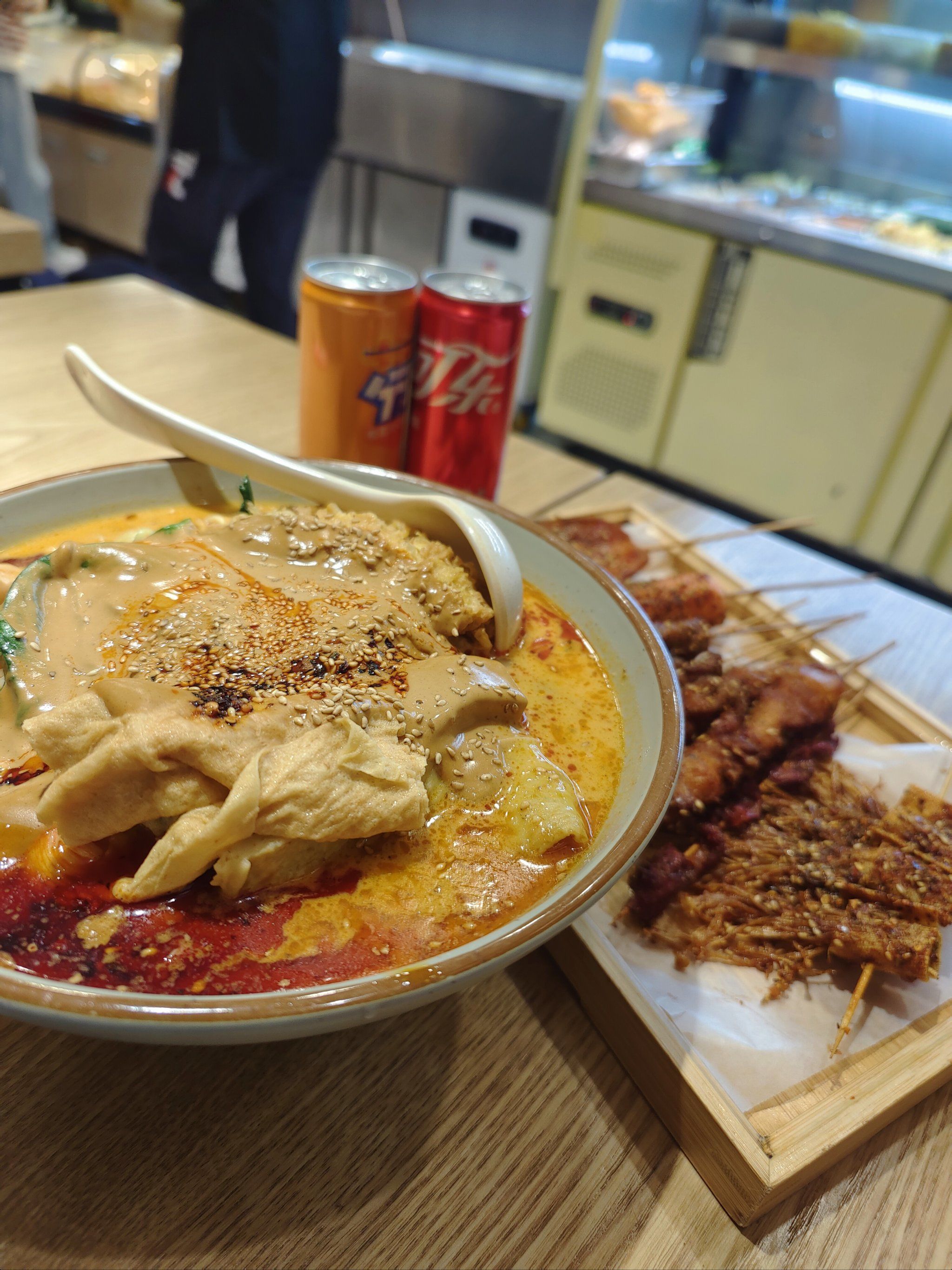 浓浓的老式麻辣烫麻酱星人必备!