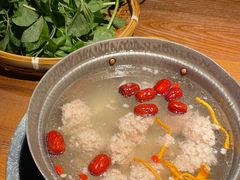 野菜肉丸汤-吃饭皇帝大土家民族菜(正大广场店)