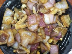 爆炒章鱼须-台州老六海鲜面馆(上南总店)
