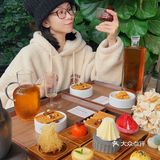 南宁地标“会展中心”做中式茶点心🍵好特别！