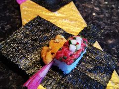 海胆生牛肉手卷-老乾杯和牛烧肉(王府中环店)