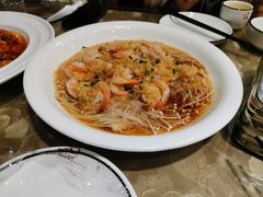 金针粉丝凤尾虾-刘胖子家常菜·蹄花焖藕(富安街店)