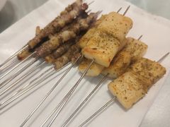 1元羊肉串-听涛雅苑百味饺子老家菜馆
