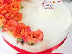 繁华似锦鲜花主题千层蛋糕-艾加柒克蛋糕茶歇甜品台(春熙路店)