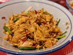 香醋炒土鸡蛋-荆九爷爆炒桥头三嫩(夫子庙店)