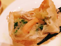 香煎网皮鲜虾饺子-湛江花园酒店·桃园馆