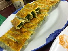 茴香鸡蛋锅贴-锅贴王海鲜小馆