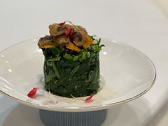 菠菜拌毛蛤-潍坊菜馆(三里河南横街店)
