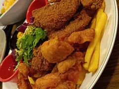 炸鸡拼盘-机器人火炉披萨(爱琴海店)