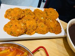 泡菜土豆海鲜饼-山海珍味韩国料理(奥城店)
