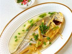清蒸大黄鱼-渔中舟海鲜大排档(普陀沈家门店)
