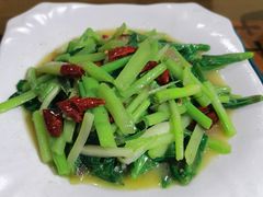 炒竹叶菜-五彩雪域藏餐馆