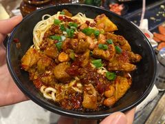 去骨辣子鸡拌面-烧烤季休闲餐厅(贵阳蟠桃宫店)