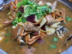 年糕大闸蟹煲-胖胖板凳面
