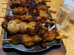 石板鲍鱼鸡肉串-小郭私房菜·海肠捞饭店(学士街店)