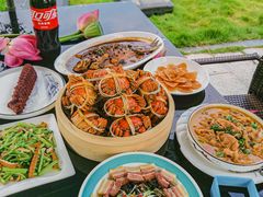 -七的湖·晚芳亭·阳澄湖农家菜·大闸蟹(莲花岛店)