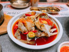 -草家酱蟹炭火烤肉店(珲春南路二店)