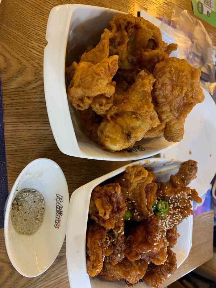 pelicana百利家炸鸡(正佳广场店)-"今天去吃的,点了酱半鸡,泡菜培根饭